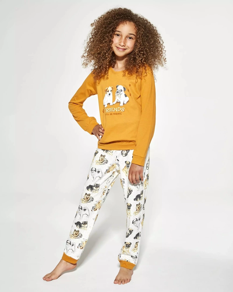 Dívčí pyžamo Cornette Kids Dogs 594/145