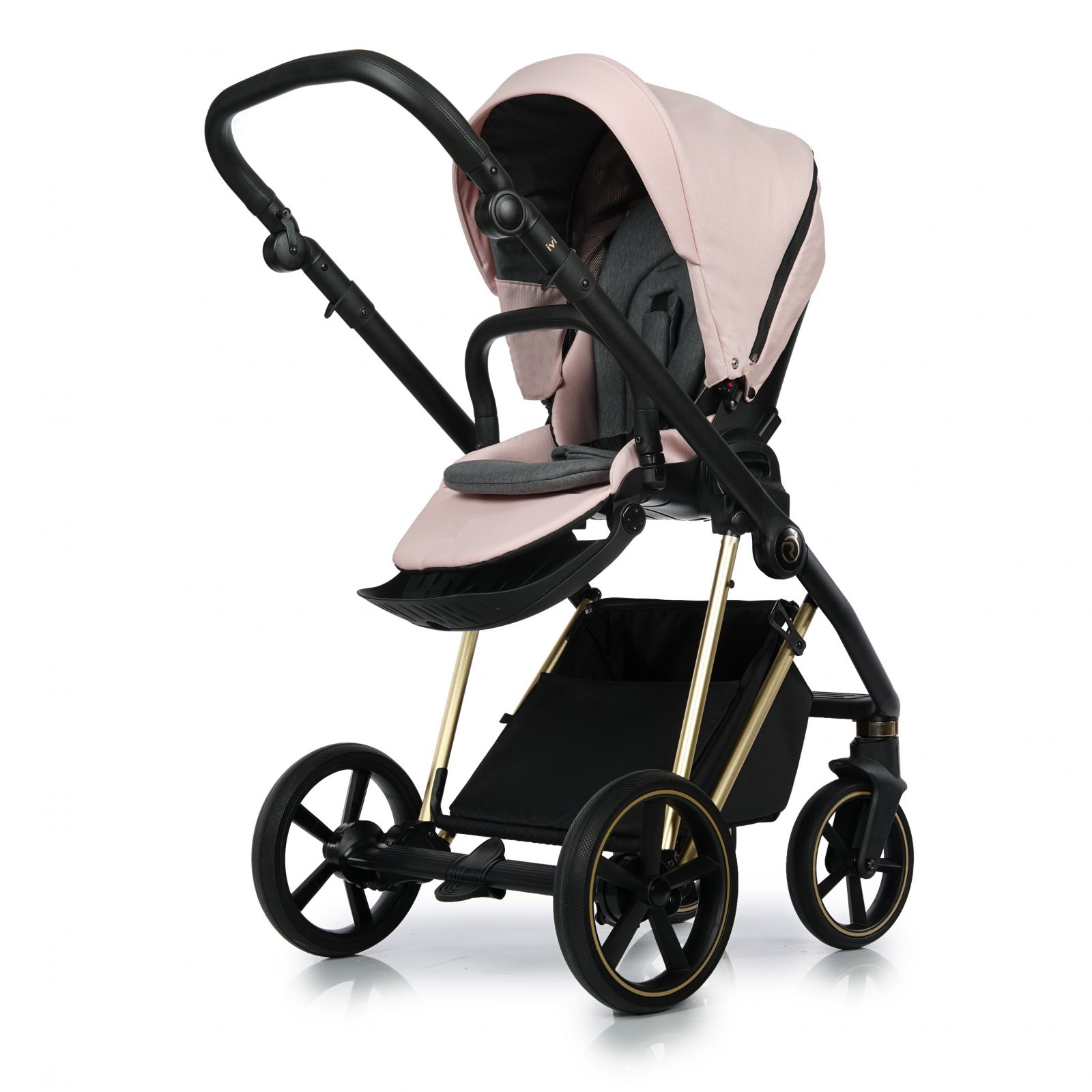 Roan Kombinovaný kočárek Ivi Cocoa Rose Gold