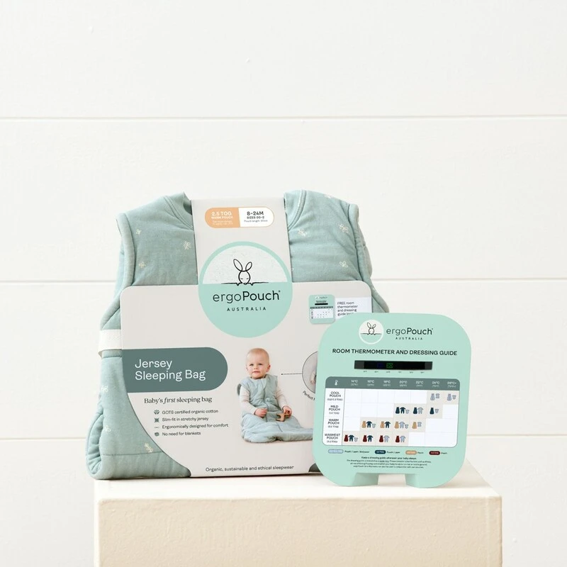 ERGOPOUCH Vak na spaní organická bavlna Jersey Oatmeal Marle 8-24 m, 8-14 kg, 2,5 tog