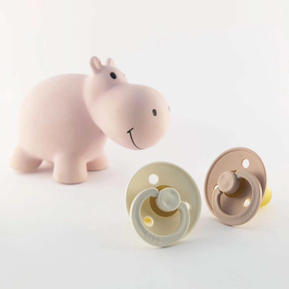 BIBS Colour dudlíky z přírodního kaučuku 2ks  velikost 1 (0-6měs) Vanila/Mustard