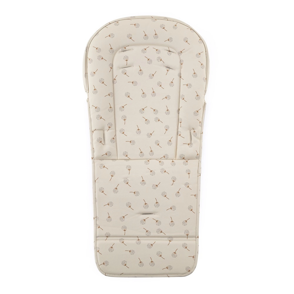 PETITE&MARS Potah sedáku a podnos k dětské židličce Gusto Beige Dandelions