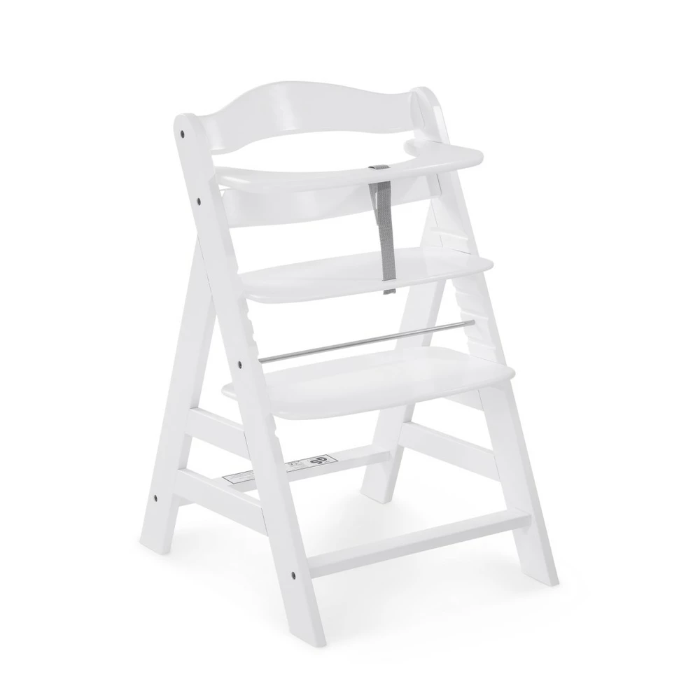 Jídelní dřevěná židle Hauck Alpha+ White