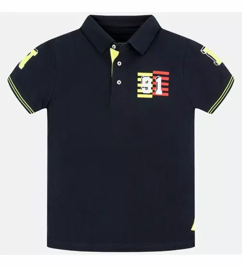 Chlapecké triko polo krátký rukáv Mayoral 6144-86 Oceano velikost 166