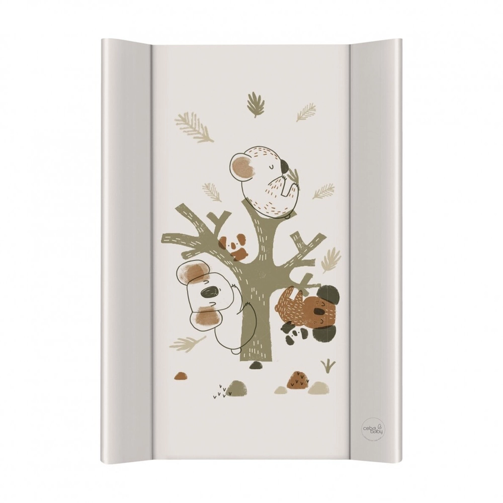 CEBA Podložka přebalovací 2-hranná s pevnou deskou 50 x 70 cm Basic Koala