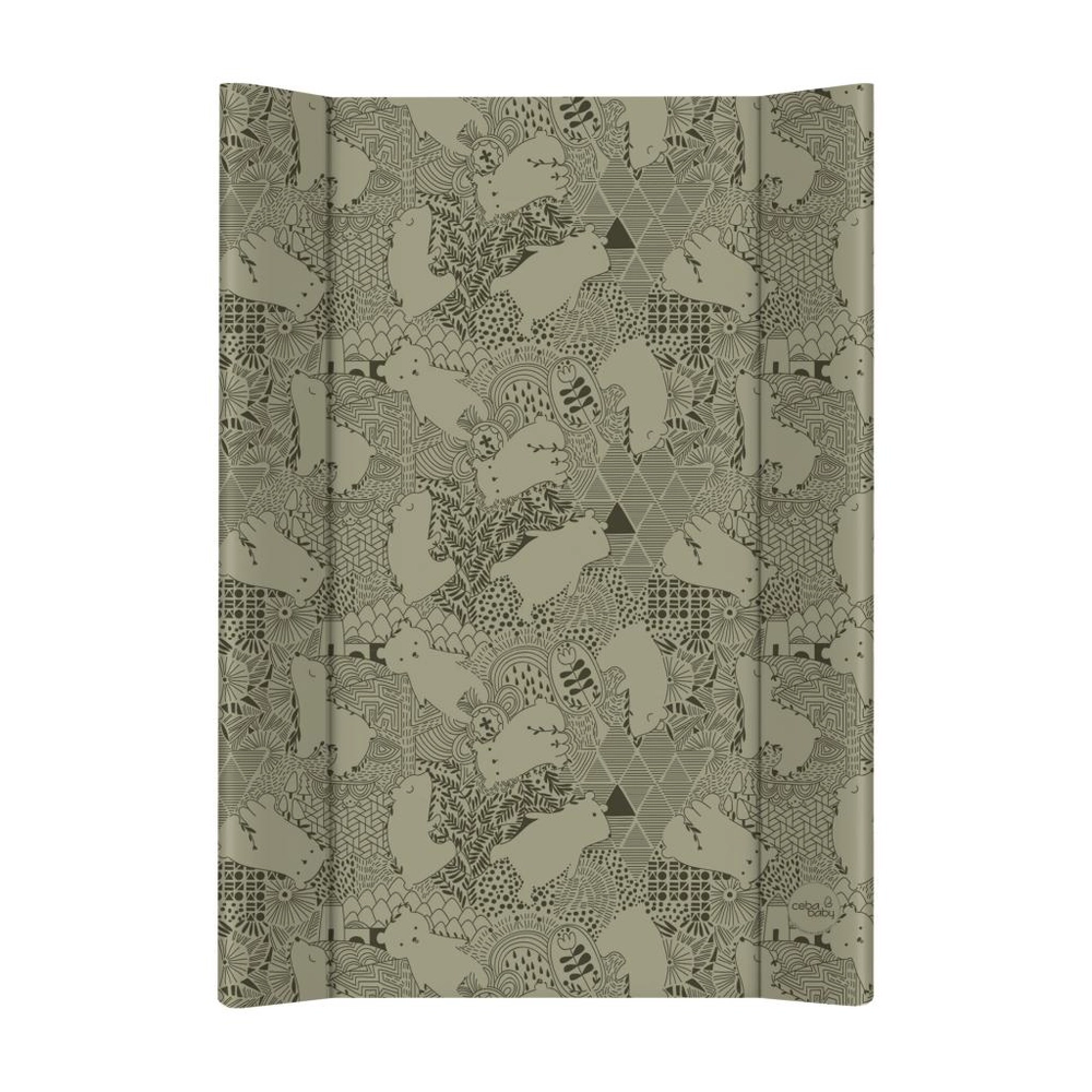 CEBA Podložka přebalovací 2-hranná s pevnou deskou 50 x 70 cm Basic Patterns