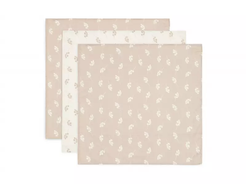 Jollein Pleny 3ks 70x70 cm Twig Wild Rose