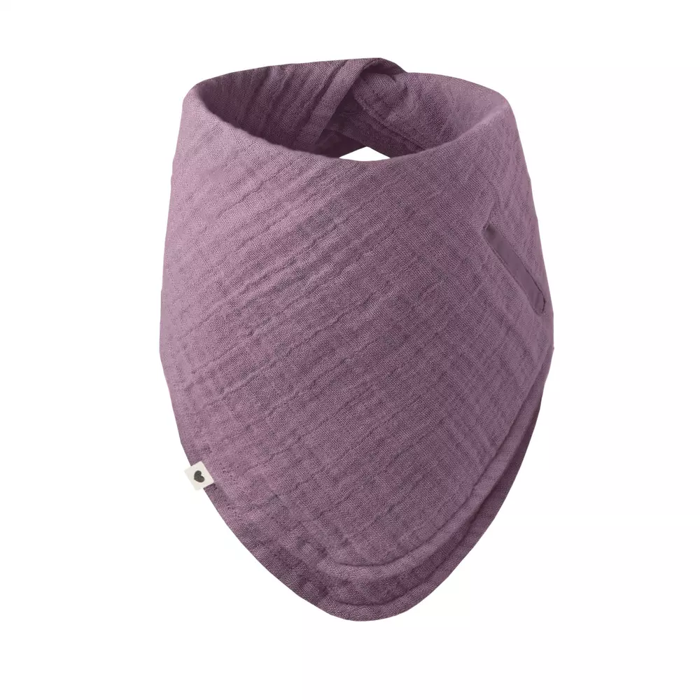 BIBS Bandana mušelínový slintáček z BIO bavlny – Mauve