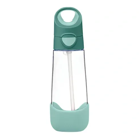b.box Lahev na pití s brčkem 600 ml - Emerald Forest