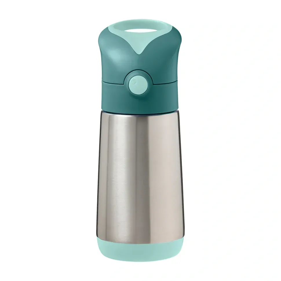 b.box Termoska na pití s brčkem 350 ml - Emerald/Forest