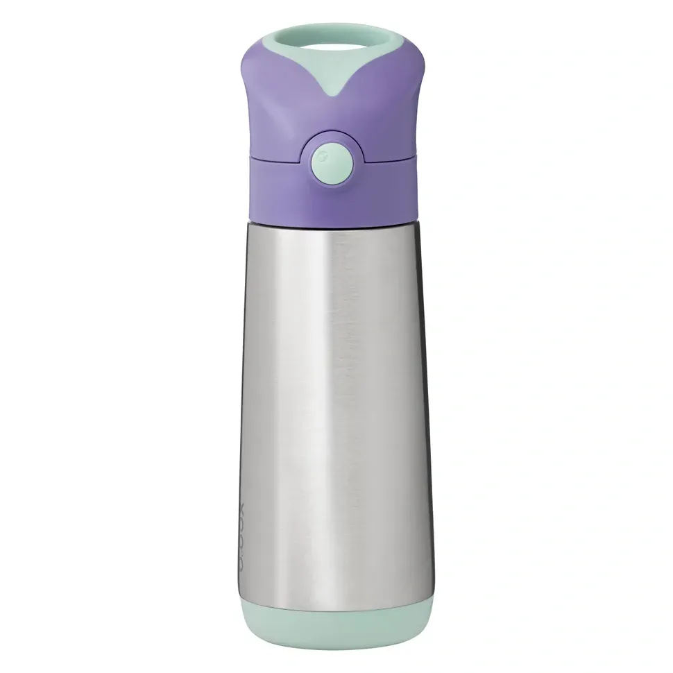 b.box Termoska na pití s brčkem 500 ml Lilac/Pop
