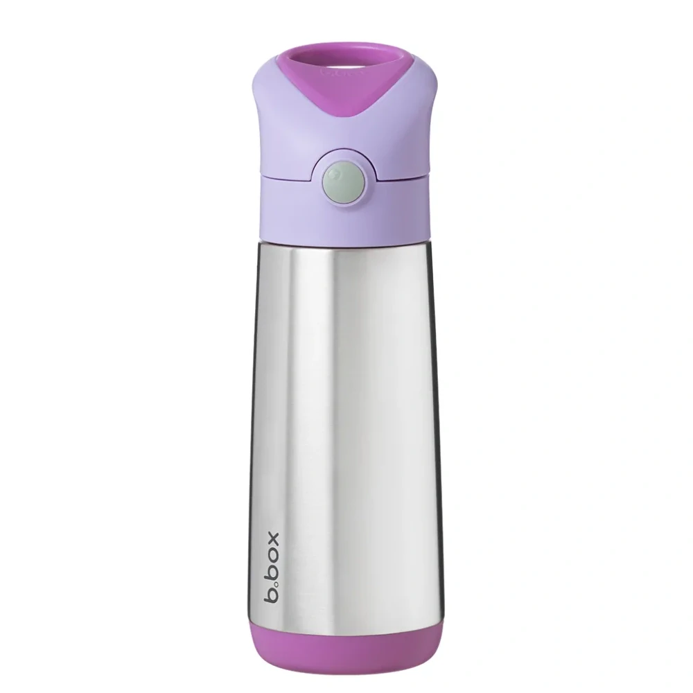 b.box Termoska na pití s brčkem 500 ml Sugar Plum