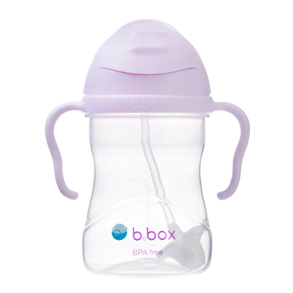 b.box Hrneček s brčkem 240ml GELATO ostružinový