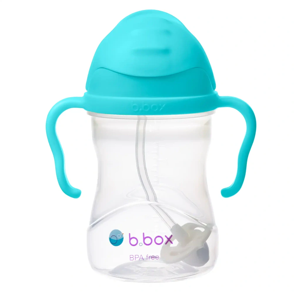 b.box Hrneček s brčkem 240ml Aqua
