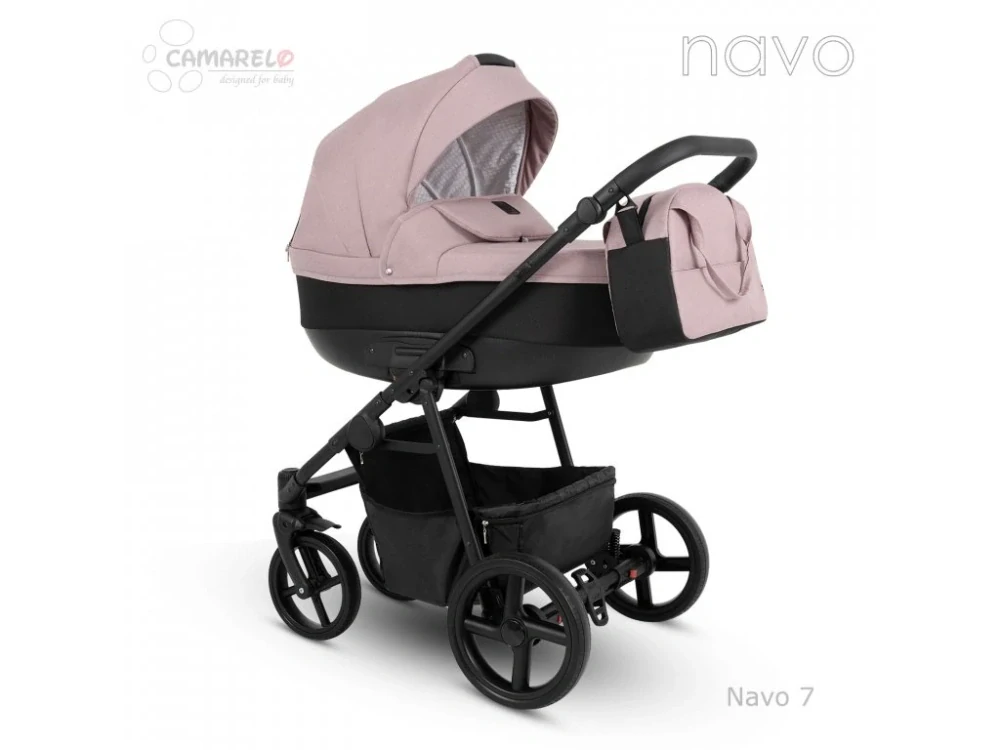 Dětský kočárek Camarelo Navo - 7 Růžová