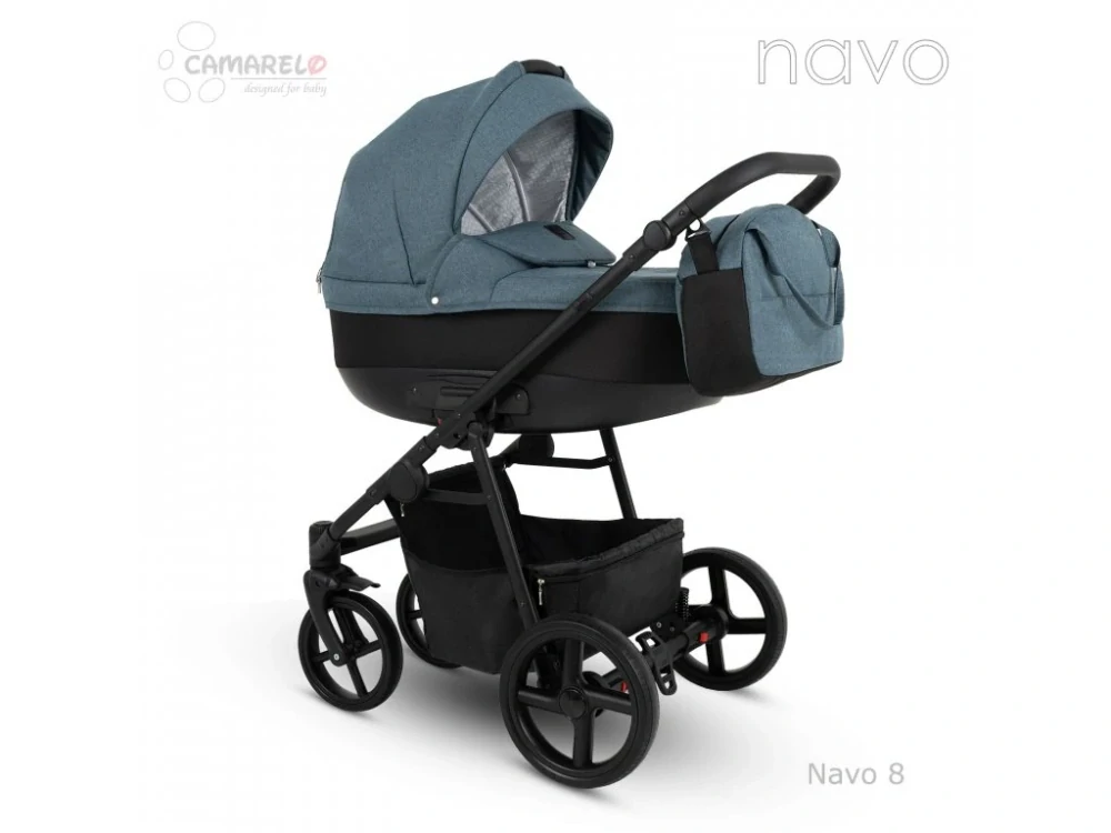 Dětský kočárek Camarelo Navo - 8 Modrozelená
