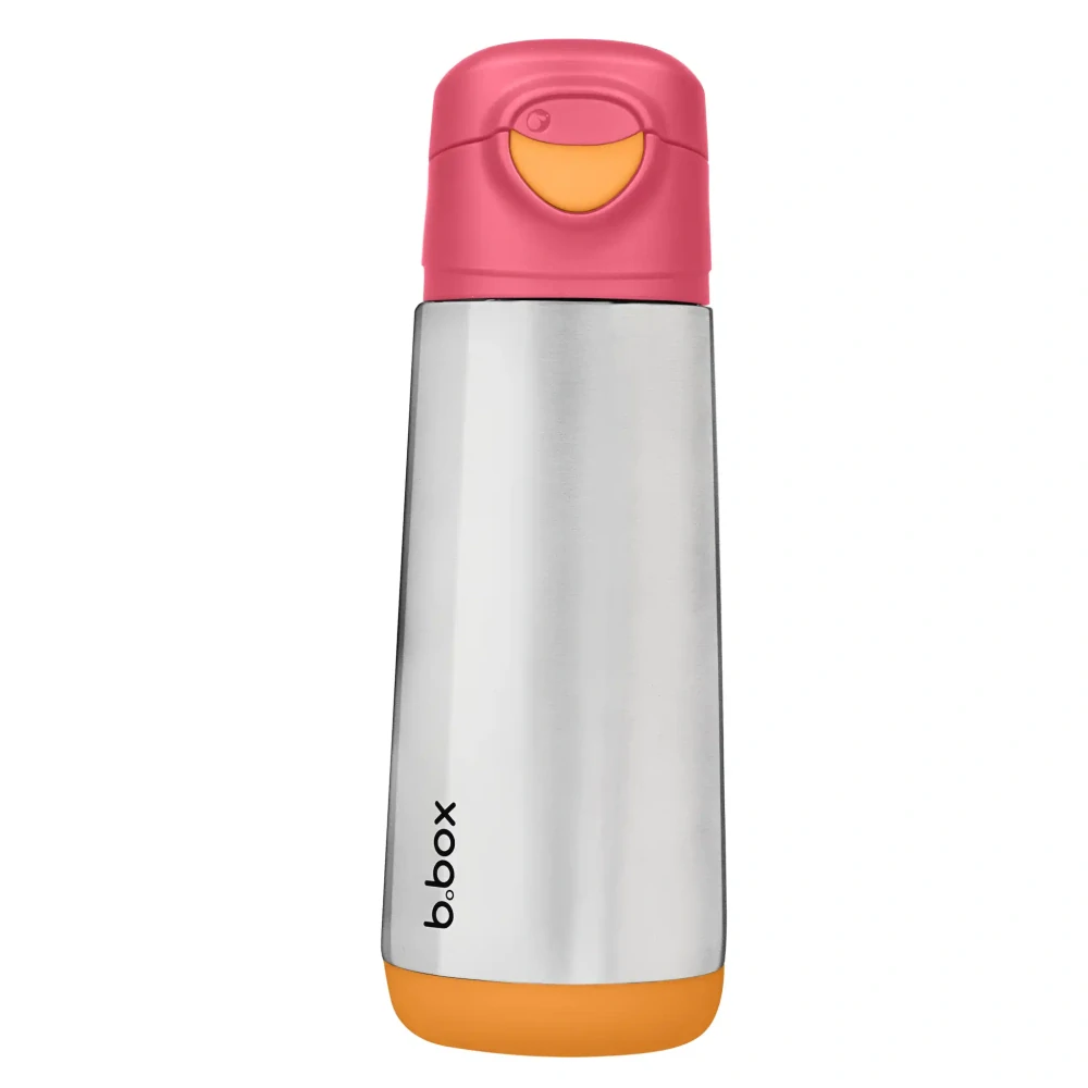 b.box Termoska na pití Sport 500ml Růžová/Oranžová
