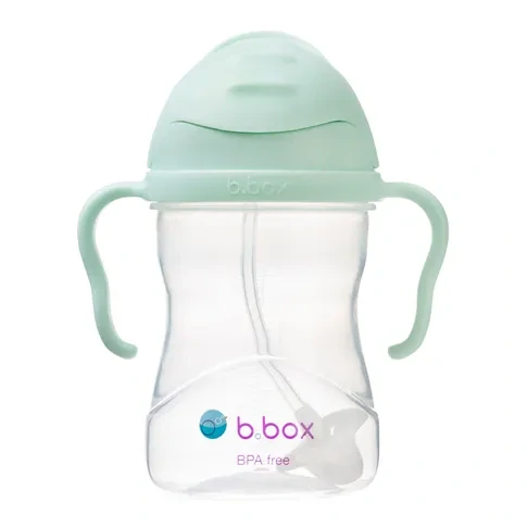 b.box Hrneček s brčkem 240ml GELATO pistáciový