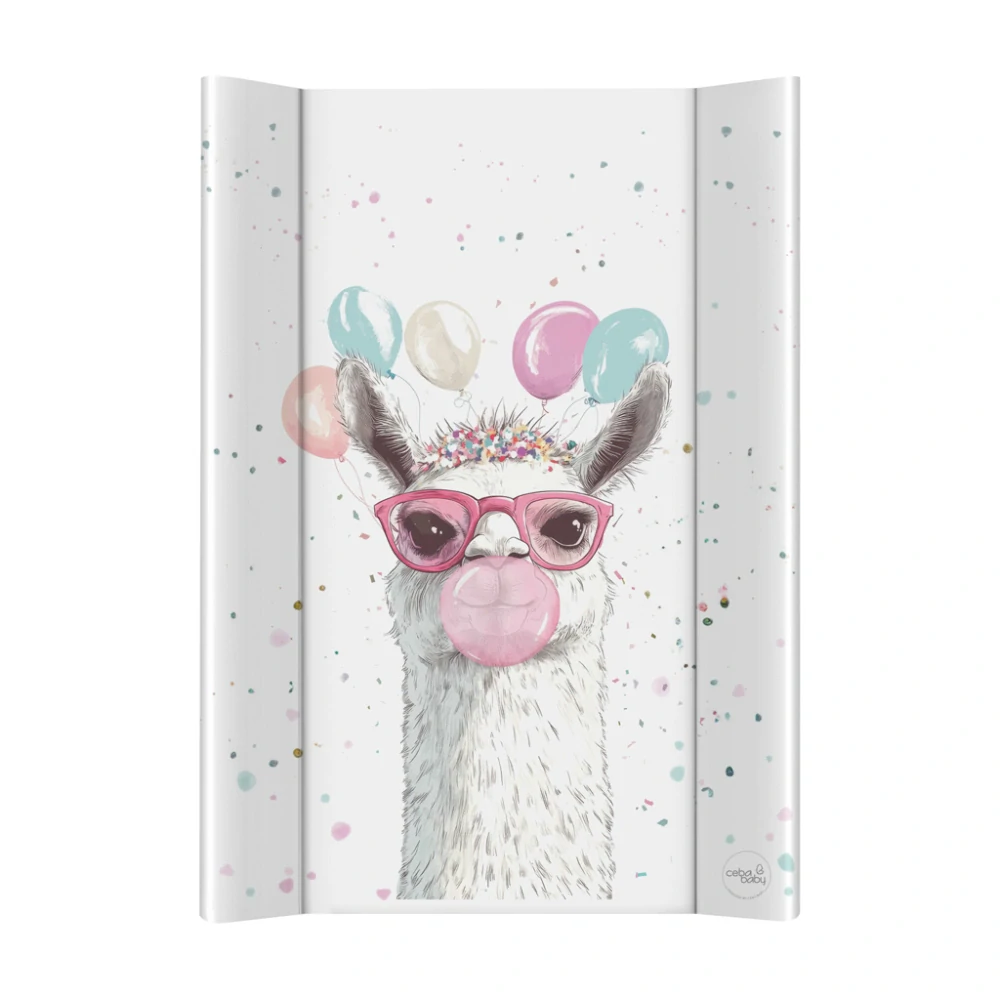 CEBA Podložka přebalovací 2-hranná měkká (50x70) Basic Crazy Lama