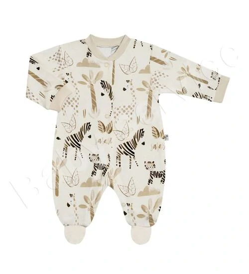 Overal bavlna Safari Baby Service béžový velikost 68