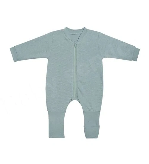 Rostoucí overal jednobarevný Vlnky mátový Baby Service velikost 74
