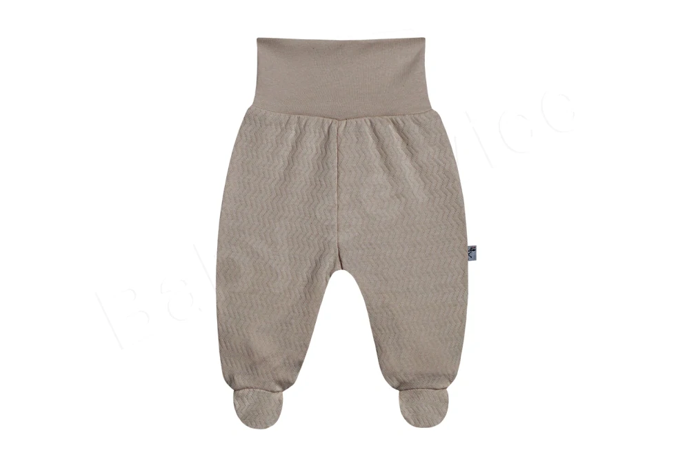 Půldupačky jednobarevné Vlnky béžové Baby Service velikost 74