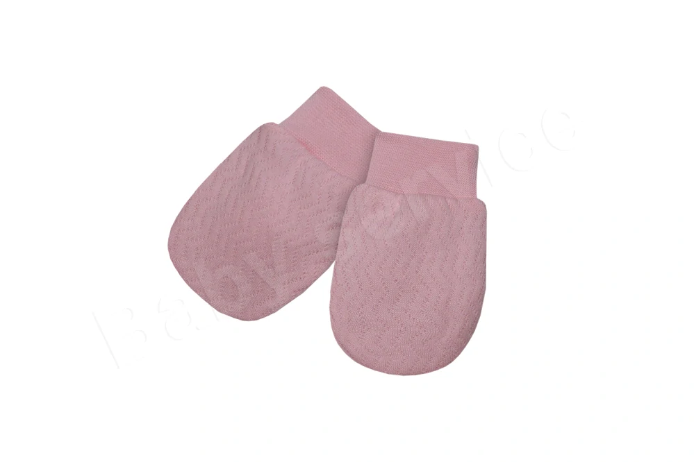 Kojenecké rukavičky Vlnky růžové Baby Service