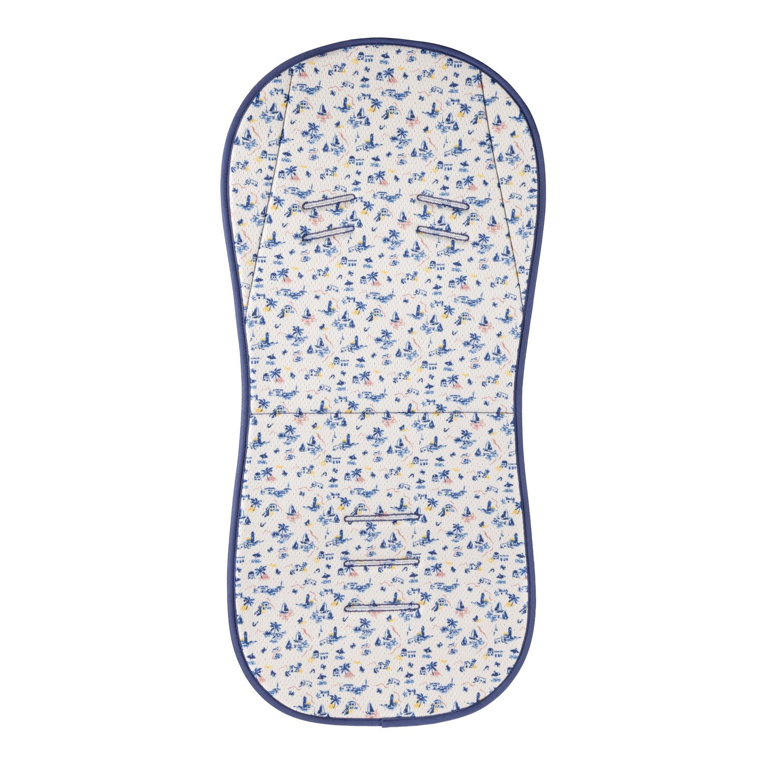 Podložka do kočárku prodyšná Breeze Sailor Blue