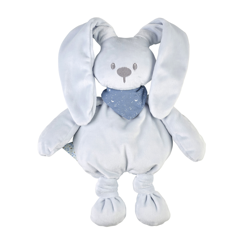 NATTOU Hračka plyšový Lapidou Glow světle modrá modrá 36 cm, 0 m+