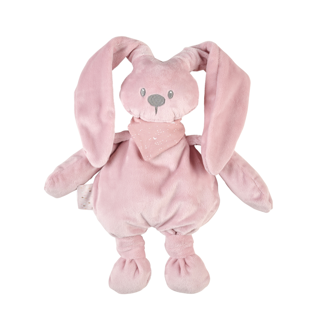 NATTOU Hračka plyšový Lapidou Glow starorůžová 36 cm, 0 m+