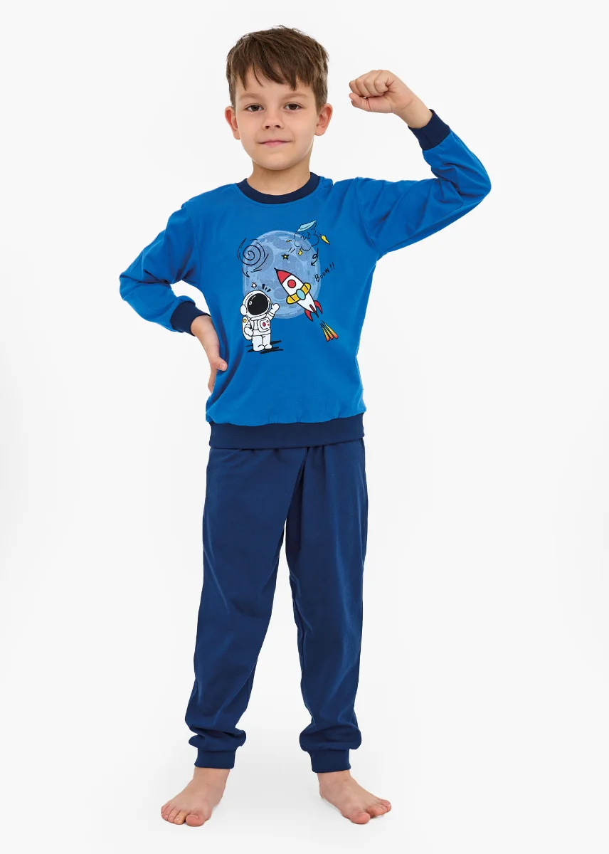 Chlapecké pyžamo Cornette Kids Galaxy 593/176 velikost 110/116