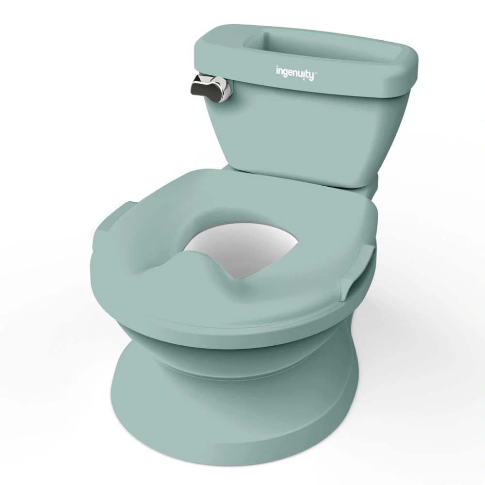 INGENUITY Toaleta dětská se zvukem My Size™Zelená