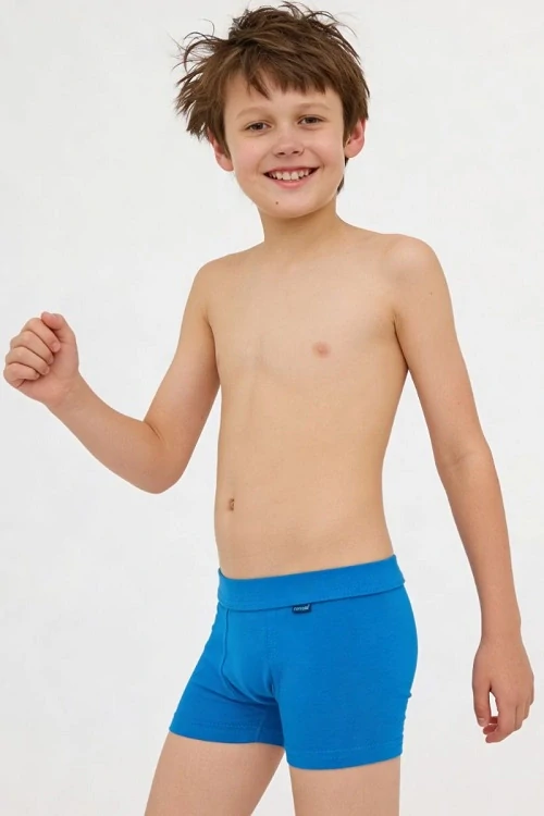 Chlapecké boxerky Cornette Young 1005-01 Modré velikost 170