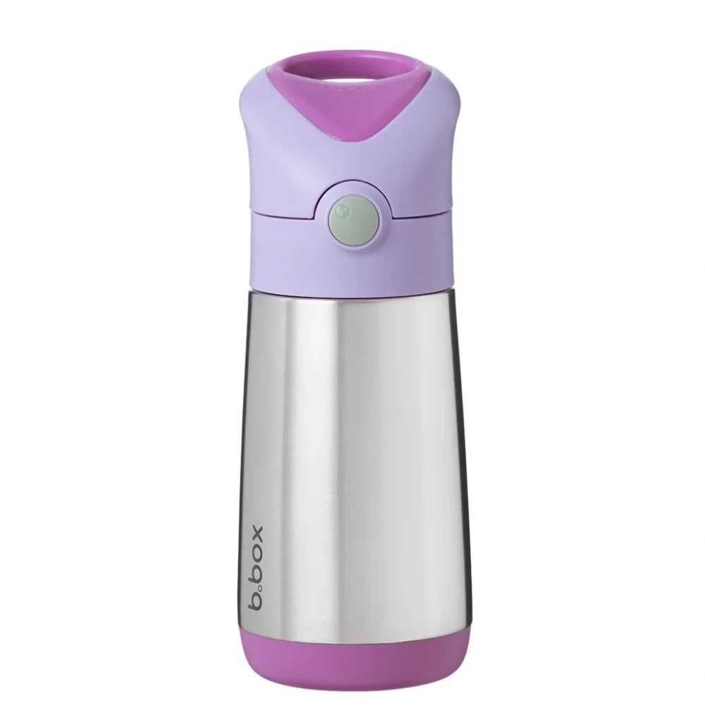 b.box Termoska na pití s brčkem 350 ml - Sugar Plum