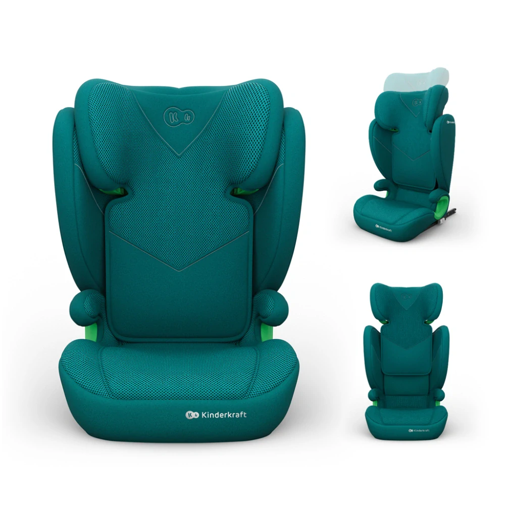 KINDERKRAFT Autosedačka Junior Fix 2 Plus (100-150 cm) Green