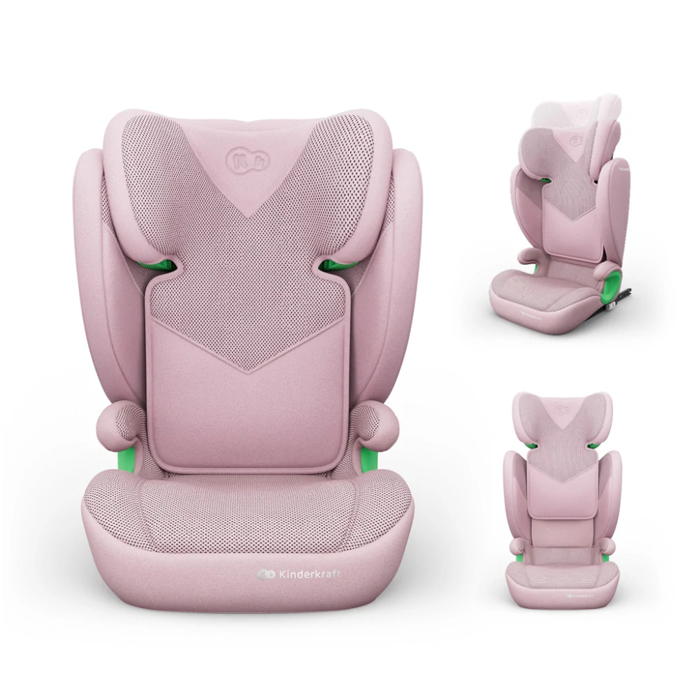 KINDERKRAFT Autosedačka Junior Fix 2 Plus (100-150 cm) Pink