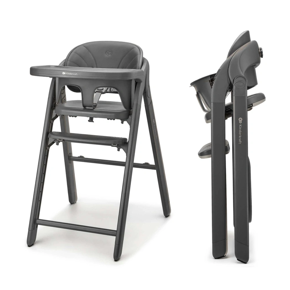 KINDERKRAFT Jídelní židlička Tino Grey