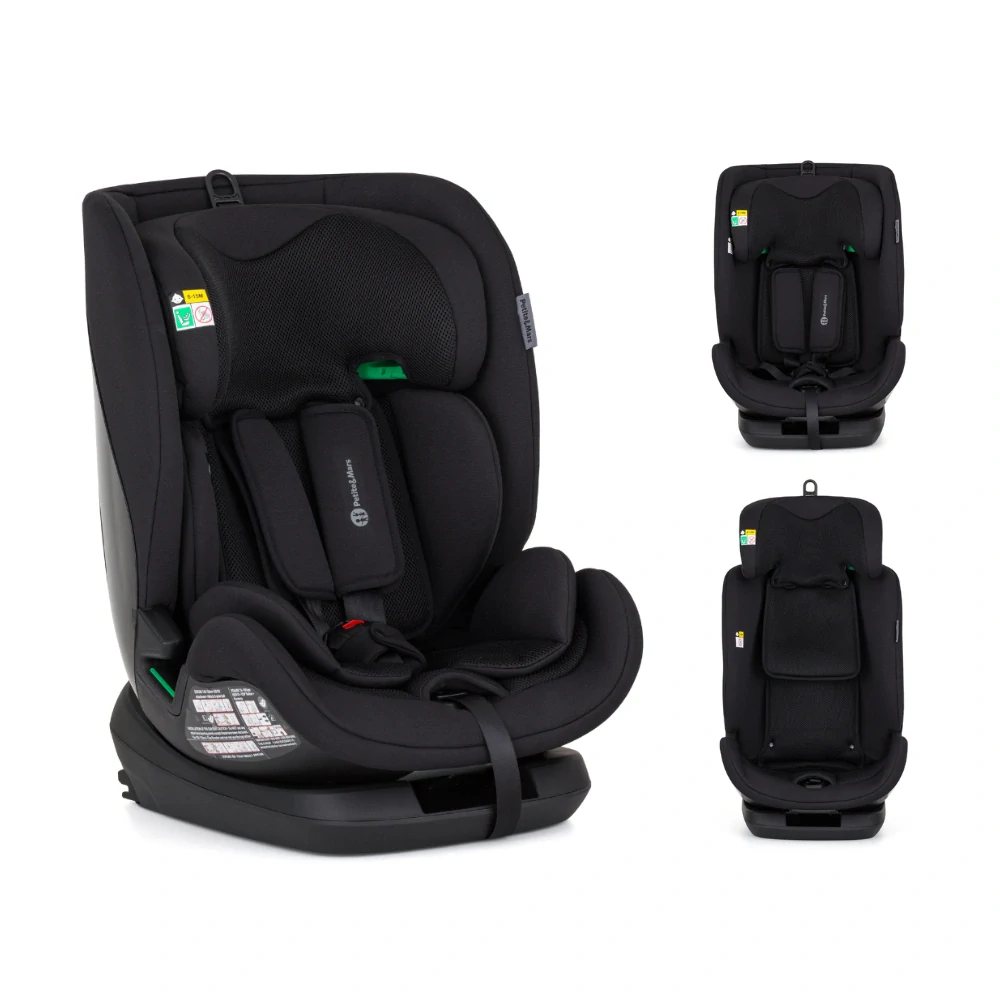 PETITE&MARS Autosedačka Prime Pro i-Size Coal Black Air 76-150 cm (9-36 kg)
