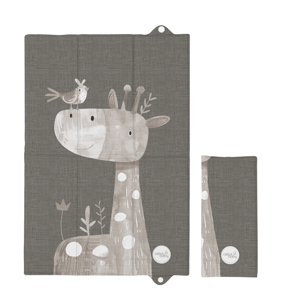 CEBA Podložka přebalovací cestovní (40x60) Basic Friendly Giraffe