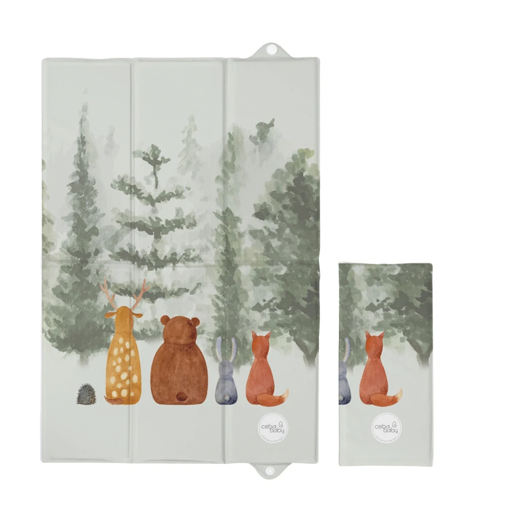 CEBA Podložka přebalovací cestovní (40x60) Basic Forest Companions