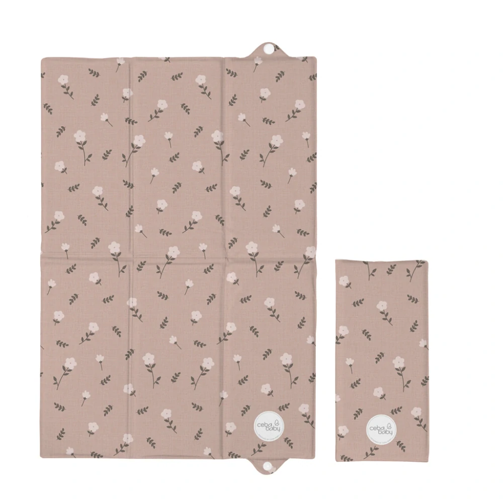 CEBA Podložka přebalovací cestovní (40x60) Basic Petite Blossoms