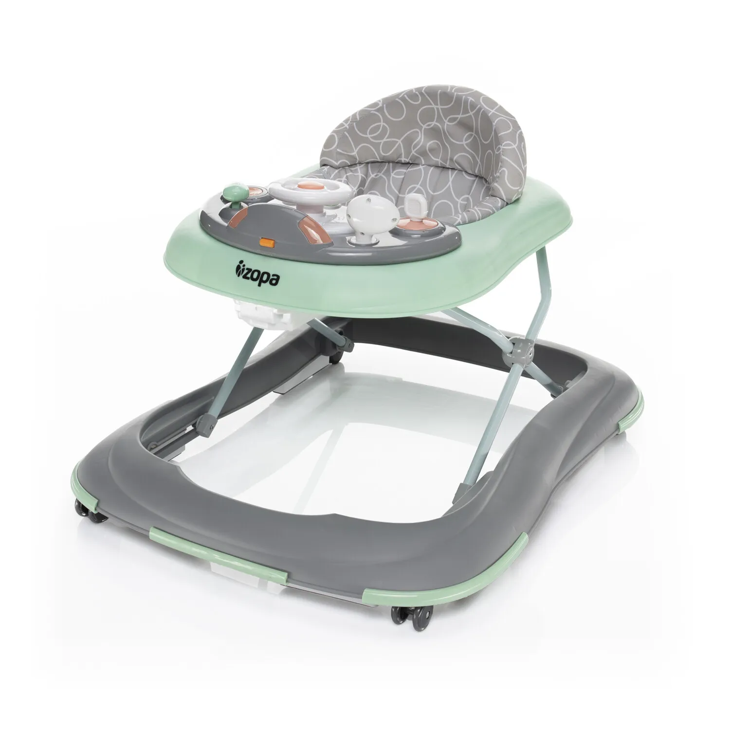 ZOPA Chodítko Fiesta Grey/Mint