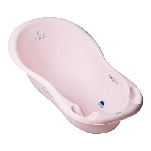 TEGA BABY Anatomická vanička s výpustí 100 cm Králík růžová