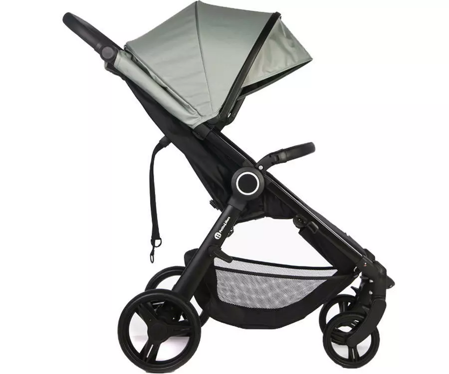 Kočárek Petite&Mars Street+ včetně stříšky a polstrování Iron Green