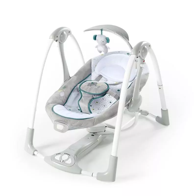 Ingenuity Houpačka konvertibilní s adaptérem vibrující s melodií Wimberly™ 2v1 0m+, do 9kg