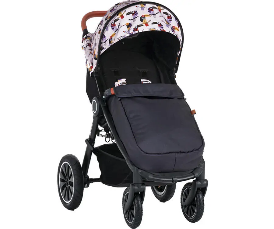 Kočárek PETITE&MARS Street+ Air Oak včetně stříšky a polstrování Limited 100 , Toucan