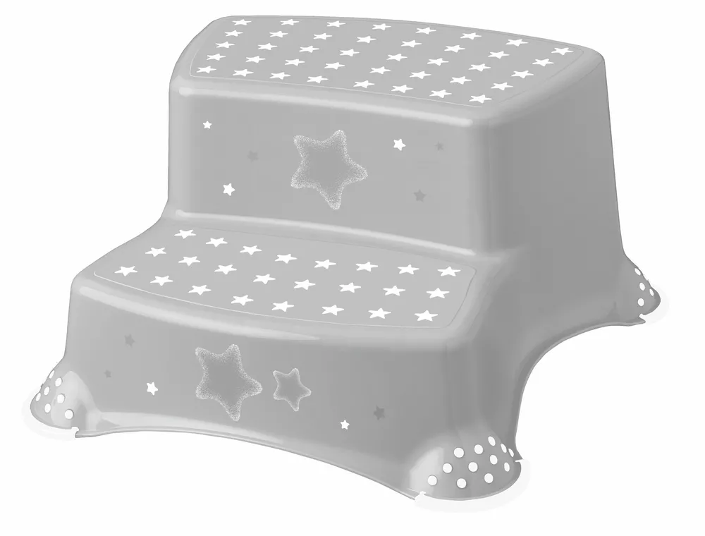 KEEEPER Dvojstupínek k WC/umyvadlu "Stars", Šedá