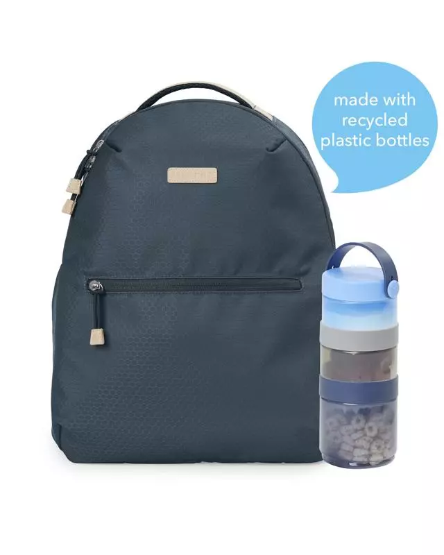 Taška přebalovací / batoh SKIP HOP Go Envi Eco-Friendly Grey Blue Hex