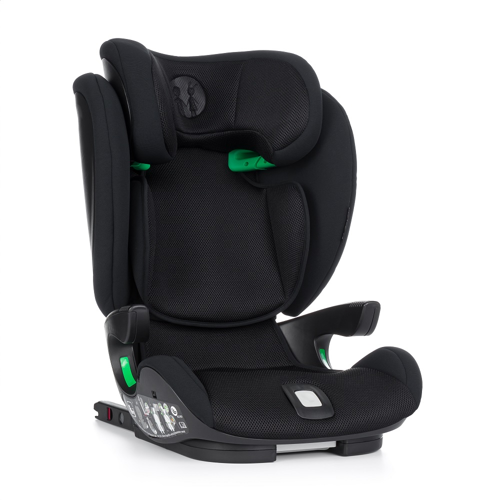 PETITE&MARS Autosedačka Elite Fix i-size 100-150 cm Black Air (15-36Kg)