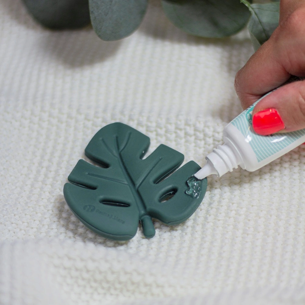 PETITE&MARS Kousátko silikonové TAKE&MATCH Misty Green 0m+