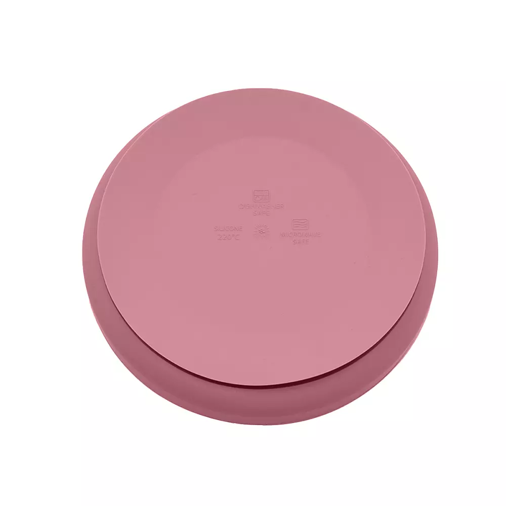 PETITE&MARS Talíř silikonový s přísavkou TAKE&MATCH Dusty Rose 6m+